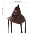 thumbnail image 4 of Sombrero de bruja para cosplay, sombrero de bruja de mago de Halloween, sombrero de bruja de Halloween, sombrero de mago de Halloween, ingeniería de precisión, 4 of 9