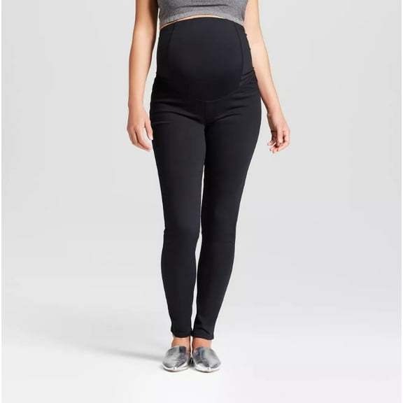 Maternity Crossover Panel Skinny Jeans - Isabel Maternity by Ingrid & Isabel
