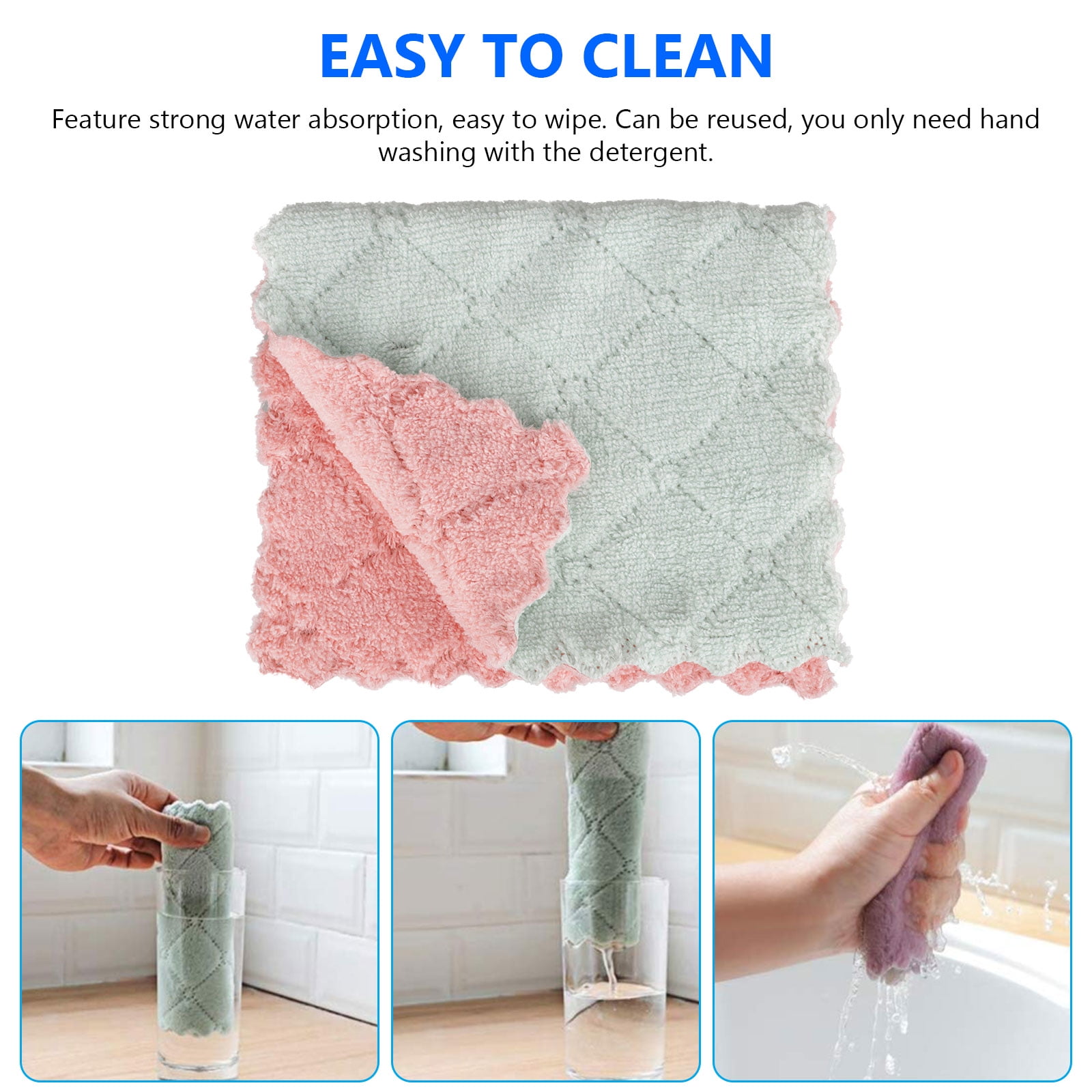 Ultimate Kitchen Cloth  A Dual-Sided Cleaning Cloth For Every