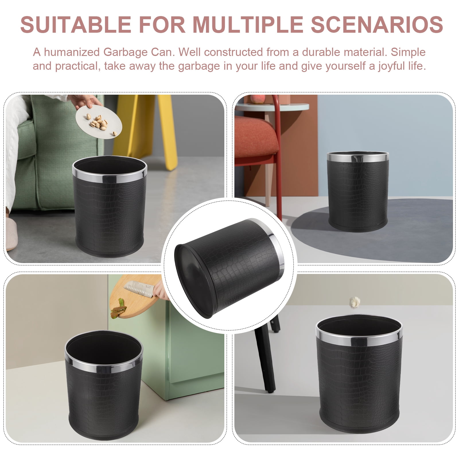 unbranded  Recycle Garbage Can Multifunctional Trash Large Capacity