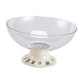 thumbnail image 3 of Decorative Pedestal Bowl Table Centerpiece Kitchen Counter Breads Plate Serving Clear, 3 of 9