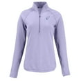 thumbnail image 2 of Women's Cutter & Buck  Purple Arizona Cardinals Peshastin Eco Fleece Recycled Half-Zip Top, 2 of 3