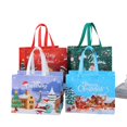 thumbnail image 1 of Set 4 Bolsas De Regalo De Navidad De Varios Diseños Con Asa Tela no Tejida, 1 of 3