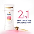 thumbnail image 2 of Dove Even Tone Antiperspirant Deodorant Stick Peach Blossom & Rice Milk 3 Count 2.6 oz, 2 of 8