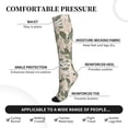 thumbnail image 2 of Rateoe Halloween Cactus Compression Socks for Women and Men 20-30mmHg-Circulation Support Socks Knee High Nurse Pregnant Running Medical and Travel Athletic, 2 of 7