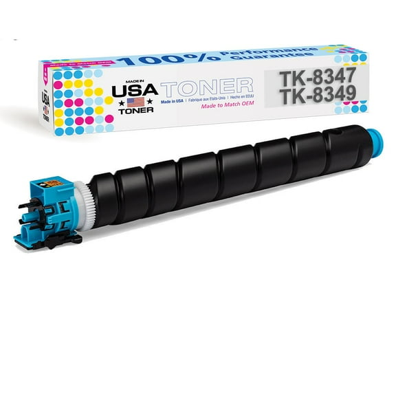 Compatible Kyocera TK8347C, TASKalfa 2552ci, 2553ci, Copystar TK8349C Cyan Toner