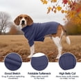 thumbnail image 3 of XXL Dog Sweater,Thermal Knit Big Dog Sweater Christmas,Pet Turtleneck Doggy Sweatshirt for Extra Large Dogs Boy Girl,Stretchy Large Dogs Cold Weather Outfit Pitbull Clothes,(Green XXL), 3 of 7