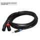 thumbnail image 1 of Adaptador de cable de enchufe macho estéreo de 3,5 mm a macho xlr dual, Carcasa de Aleacio de Zinc, Puntos de ContactO Chapados en Oro, Cobre Libre de OxÍgeno ​​24 AWG,, 1 of 7
