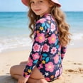 thumbnail image 5 of MEZZALL Children Girls One-Pieces Monokini Swimsuit Cute Floral Ruffle Bathing Suit Toddler Kids Beach Pool Relaxed Fit Summer Flower Print Beachwear, 5 of 7