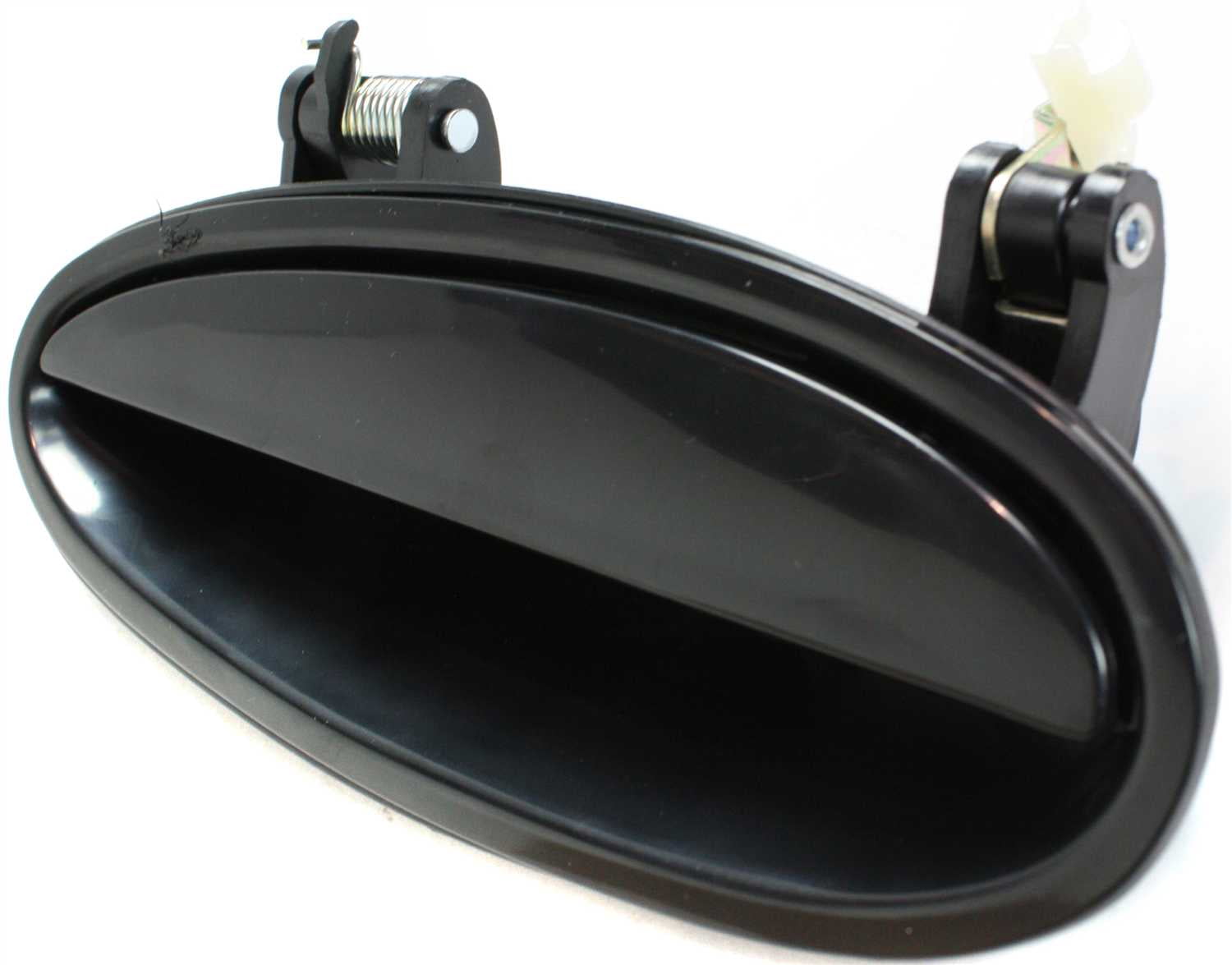 Replacement B491302 Exterior Door Handle Compatible with 1997-2005 Chevrolet Malibu 1997-2008 Pontiac Grand Prix Rear, Left Driver Smooth Black