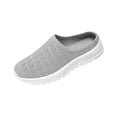 thumbnail image 3 of Nestiefly Women's Breathable Knit Slip-On Walking Shoes Orthopedic Slide on Backless Tennis Sneakers Loafers with Arch Support Casual Slip on Mules Memory Foam Clogs 2026 Green 39, 3 of 9