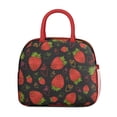 thumbnail image 2 of Lunch Bag Lunch Box for Women Reusable Insulated Lunch Bags,Water-Resistant Straberry Cooler Lunch Tote Bag, Large Capacity for Work Travel Picnic, 2 of 6
