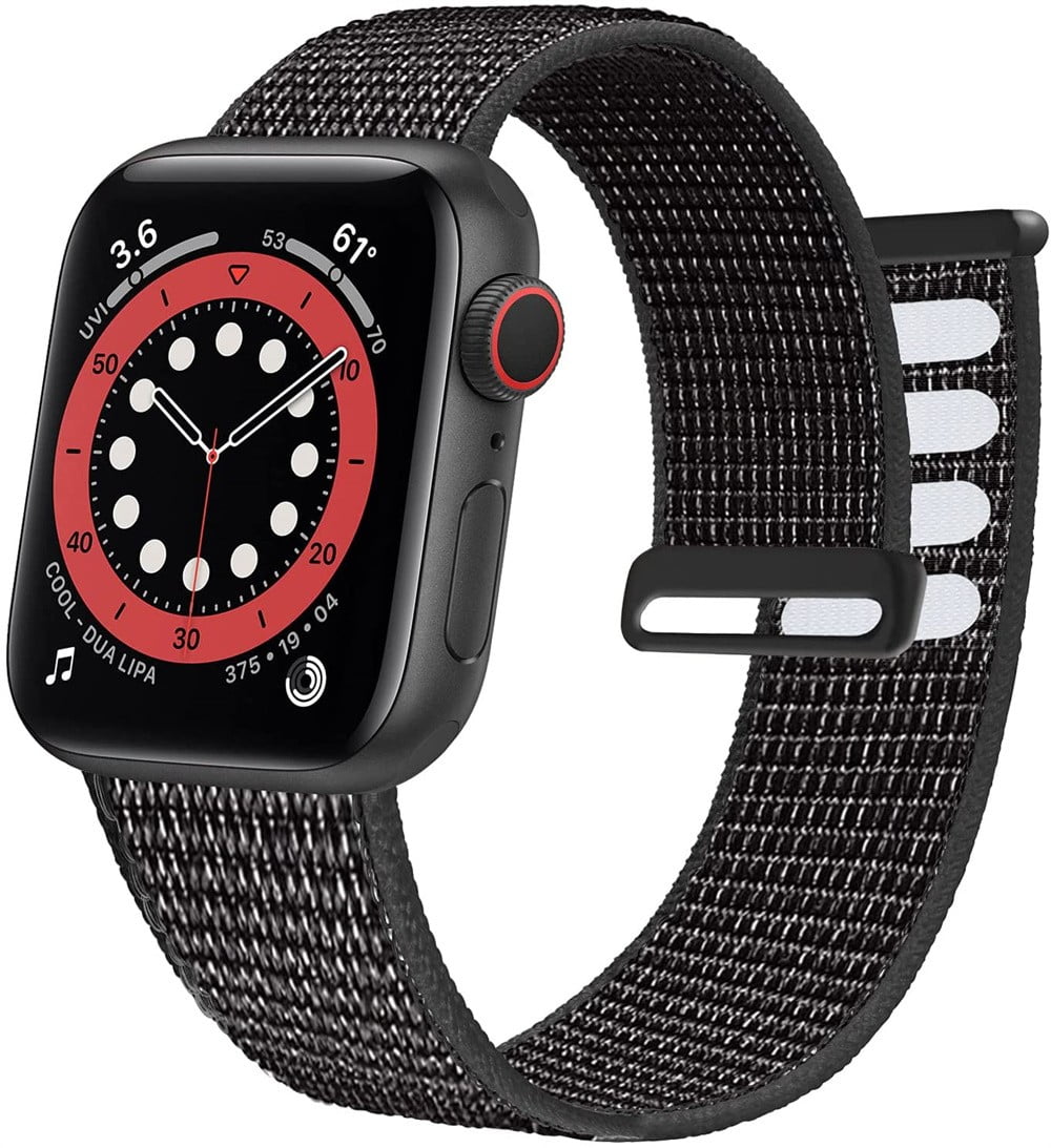 Grønne bønner personificering pen Nylon Sport Loop Bands Compatible with Apple Watch Band 38mm 40mm 41mm 42mm  44mm 45mm for Women Men, Stretchy Elastic Braided Replacement Straps for  iWatch Series 6 7 5 4 3 2 1 SE - Inverness Green - Walmart.com