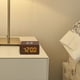 thumbnail image 4 of Nightlight Wireless Charging LED Wooden Alarm Clock, Multifunctional Voice Controlled Mute Electronic Clock, Wireless Charging Clock, 4 of 4