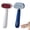 White+blue, variant on Double‑Sided Stainless Steel Foot Scraper, Arc‑Shaped Dead Skin & Callus Remover, Anti‑Slip Pedicure Tool for Cracked Heels