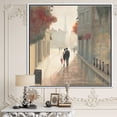 thumbnail image 3 of Paris Romance Couples II - Toile Encadrée Style Romantique Français, 3 of 3