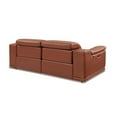 thumbnail image 4 of Titan Furnishings Genuine Italian Leather Power Reclining Sofa in Camel, 4 of 10