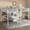 White, variant on Bellemave Twin Size Loft Bed with Stairs, Desks and Wardrobe Space-saving 2 Twin Beds in 1 Noise Reduced Twin & Twin Double Metal Loft Bed Frame for 2 Teens Adults, Teens (White)