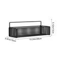 thumbnail image 4 of Sentmoon Shower Shelf for Inside Shower Shower Shelves Metal Basket Wall Basket for Storage Sundries Basket Kitchen Seasoning Rack Shower Toiletries Basket Kitchen Accessories Sundries Basket, 4 of 7