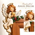 thumbnail image 5 of Angel Door Corner Hanging Decoration Christmas Resin Figurine for Door Frame Wall Display, 5 of 6