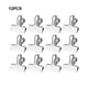 thumbnail image 3 of Moyic Clips prácticos para bolsas de virutas de Metal, 12 piezas, sella aperitivos con facilidad, hecho de Clip de sellado de acero Almacenamiento y organización del hogar trompeta 4*4cm, 3 of 6