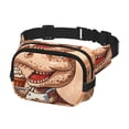 thumbnail image 2 of Disketp Dinosaur Baking Delight Riñonera de Doble Capa, Bolsa de Cintura Ajustable para Viajes, Correr y Senderismo, Riñonera Ligera para Hombre y Mujer, 2 of 9