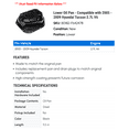 thumbnail image 2 of Lower Oil Pan - Compatible with 2005 - 2009 Hyundai Tucson 2.7L V6 2006 2007 2008, 2 of 2