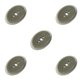 thumbnail image 3 of Injueey Soporte multifuncional para caja de platos, bandeja de almacenamiento Flexible antideslizante con colador de cepillo, suministros de baño para Verde 5piezas Injueey CBP191182, 3 of 6