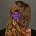 thumbnail image 2 of Unique Bargains 1 Pc Hair Clip Fashion Double Bow Hair Clips for Women Purple, 2 of 5