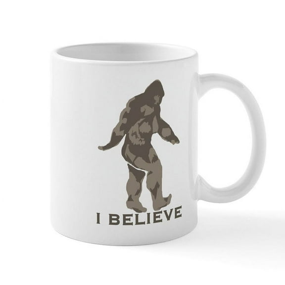 CafePress - I Believe In The Bigfoot Mug - 11 oz Ceramic Mug - Novelty Coffee Tea Cup