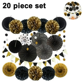 EpiqueOne 20-Piece Party Decoration Kit – Tissue Paper Pom Poms