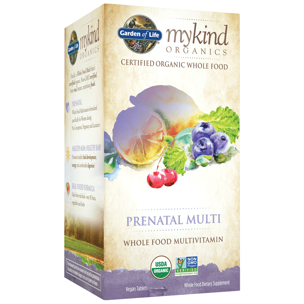 Garden of Life mykind Organics Prenatal Multi 90 Tablets - Walmart.com