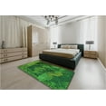 thumbnail image 4 of Ahgly Company Indoor Rectangle Patterned Deep Emerald Green Area Rugs, 2' x 5', 4 of 6