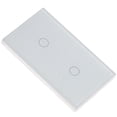 thumbnail image 1 of Interruptor De Pantalla Táctil WiFi ParaGoogle, Panel De Interruptor WiFi Con Control De Voz Con Vidrio Templado De 3 Mm, 22 Idiomas Admitidos De UnCírculo, 2 Vías CA, 1 of 7