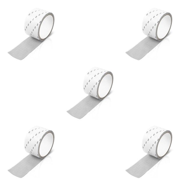 Yuarrent Cinta de reparación de parches para ventanas Transpirable 3 capas de fibra de vidrio Agujeros de red para puertas Cintas de cobertura Type2 NO2