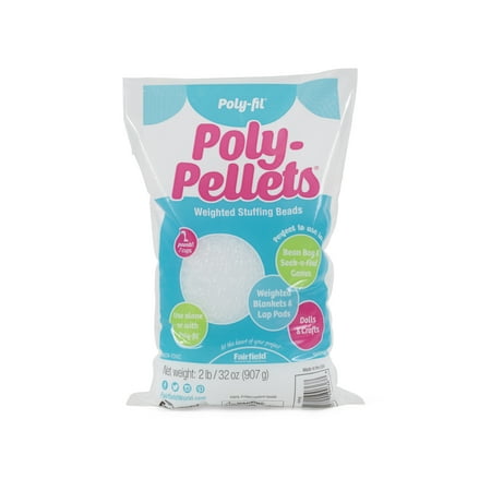 Poly-Fil Poly-Pellets Bag, 2 Lb. (Best Pillow Filling Materials)
