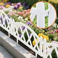 thumbnail image 5 of Kuroiy Garden Fence Edging Plastic Picket for Lawn Borders Flower Beds Decorative White Outdoor Yard, 5 of 6