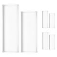 thumbnail image 1 of PAMINGONO 6Pcs Lightweight Glass Guitar Slides Comfortable Fit for Guitar Accessories and Performance, 1 of 8