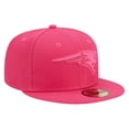 thumbnail image 3 of Men's New Era Pink New England Patriots Color Pack 59FIFTY Fitted Hat, 3 of 5