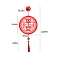 thumbnail image 3 of Btomtd Chinese Lanterns Led Lunar New Year Chinese Knot Hanging Decor With Light Led Light Up Chinese Spring Festival Ornament For Home Wall Door Window Spring Festival Decorations, 3 of 7