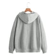 thumbnail image 3 of Sudadera Gris Y Negra Hoodie Para Hombre Mujer Casual Moda, 3 of 6