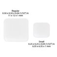 thumbnail image 4 of 3D Permanent Adhesive Thin Foam Squares in White, 10 Pack, 4 of 9