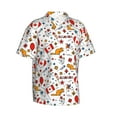 thumbnail image 2 of Daiia Canada Day Hawaiian Shirt for Men Gentle Cotton Regular Short Sleeve Casual-X-Large, 2 of 9