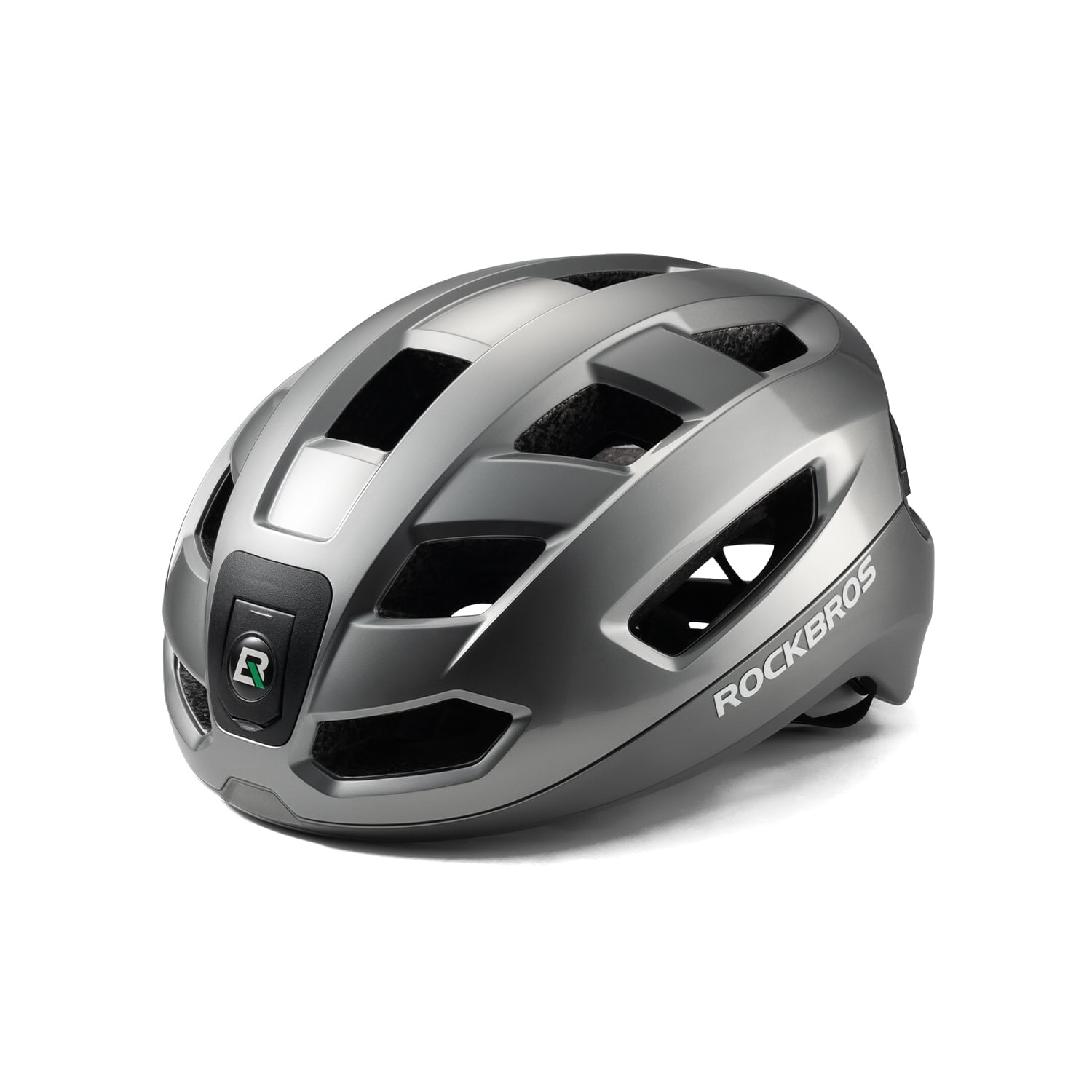 ROCKBROS Cycling Helmet Lighting Smart Remote Warning Light Control Helemt,Front/Tail/Turn Signal Light High-density Foaming One-piece Molding Safety Helmet