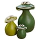 thumbnail image 5 of 3 piezas adornos de jardín de rana estatuas de animales dulces esculturas de resina creativa artificial para escritorio, 5 of 9