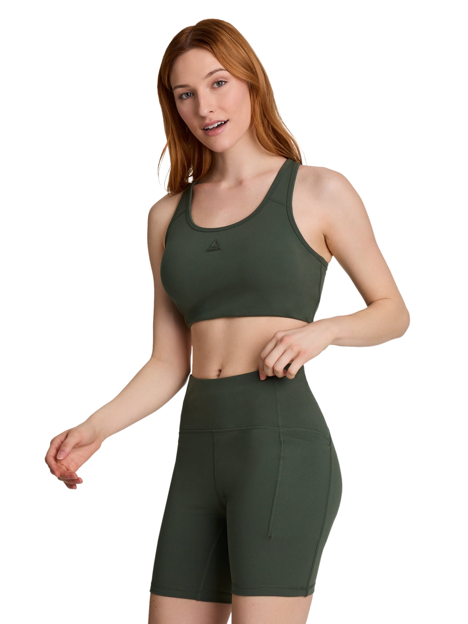 Reebok Women's Medium Impact Reflex Bra with Removable Cups, Sizes XS-4X
