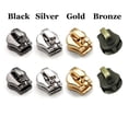 thumbnail image 2 of 5/10pcs Rescue Sewing Clothes Copper Tooth Zippers Universal Instant Fix Zip Slider Teeth Repair Kit Replacement Zipper Pull Head SILVER 10PCS, 2 of 8