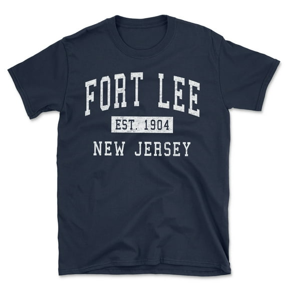 Fort Lee New Jersey Classic Established Men's Cotton T-Shirt