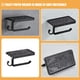 thumbnail image 3 of WEUVEB 1Jgo Soporte De Papel Higiénico Para Pared Negro Con Estante De Aluminio Para, 3 of 8