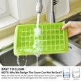 thumbnail image 4 of Ice Cube Tray with Lid and Bin for Freezer, Easy Release 55 Nugget Ice Tray with Cover, Storage Container, Scoop. Perfect Small Ice Cube Maker Tray & Mold. Flexable Durable Plastic, BPA Free, 4 of 6